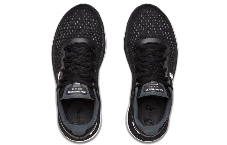 (WMNS) Under Armour Charged Impulse 'Black White' 3021967-002