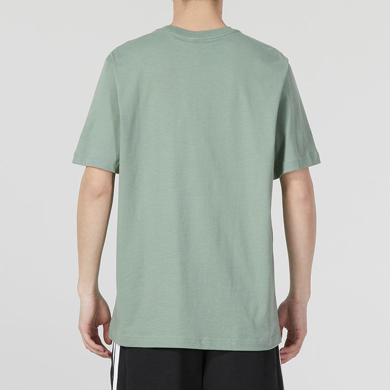 adidas Essentials Single Jersey Embroidered Small Logo T-Shirt 'Silver Green' IJ7016