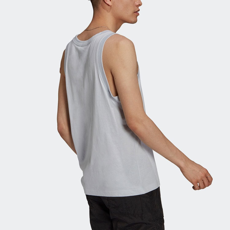 adidas originals Men's Trefoil Tank ports Vest Gray GN3488