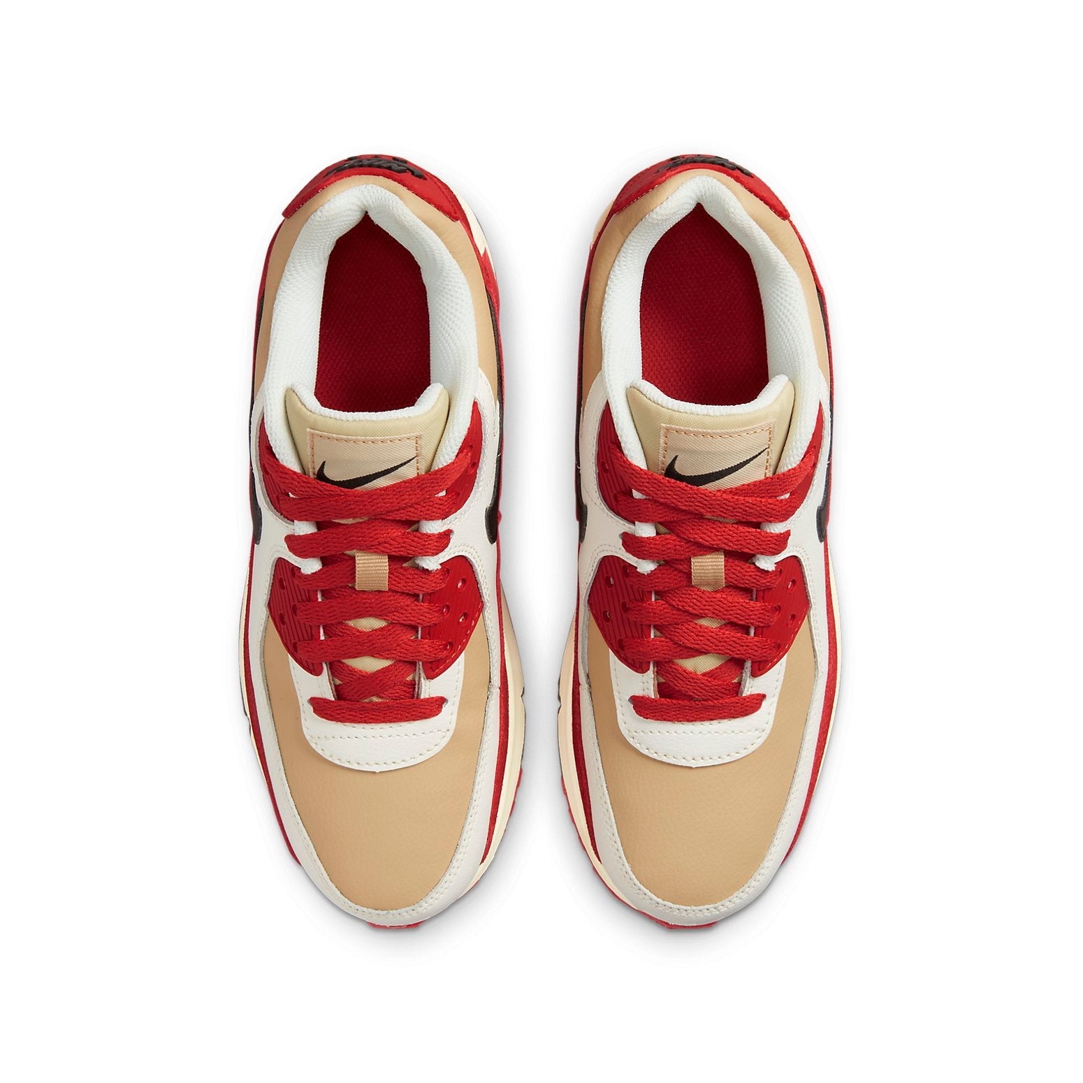 (GS) Nike Air Max 90 Leather 'Sesame Red Clay' CD6864-200