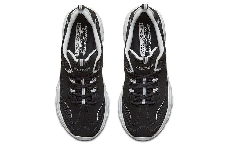 Skechers D'Lites 1.0 Low Running Shoes Black 666090-BLK