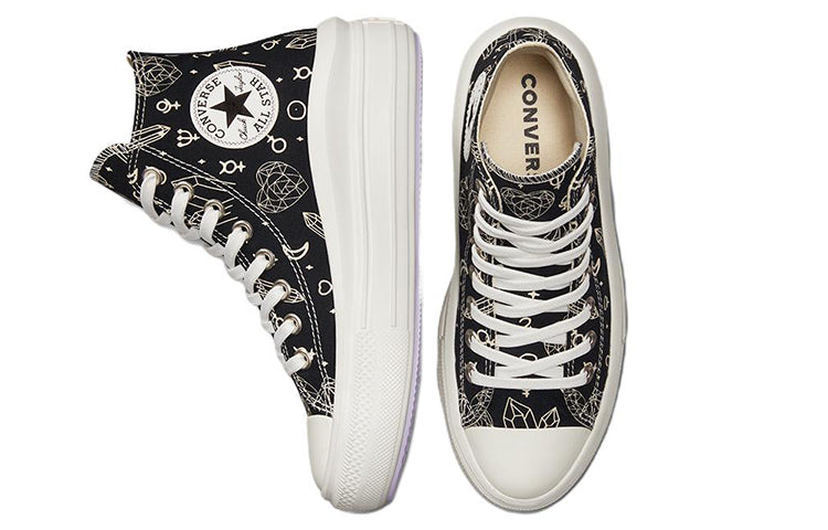 (WMNS) Converse Chuck Taylor All Star Move 'Black White' A03725C