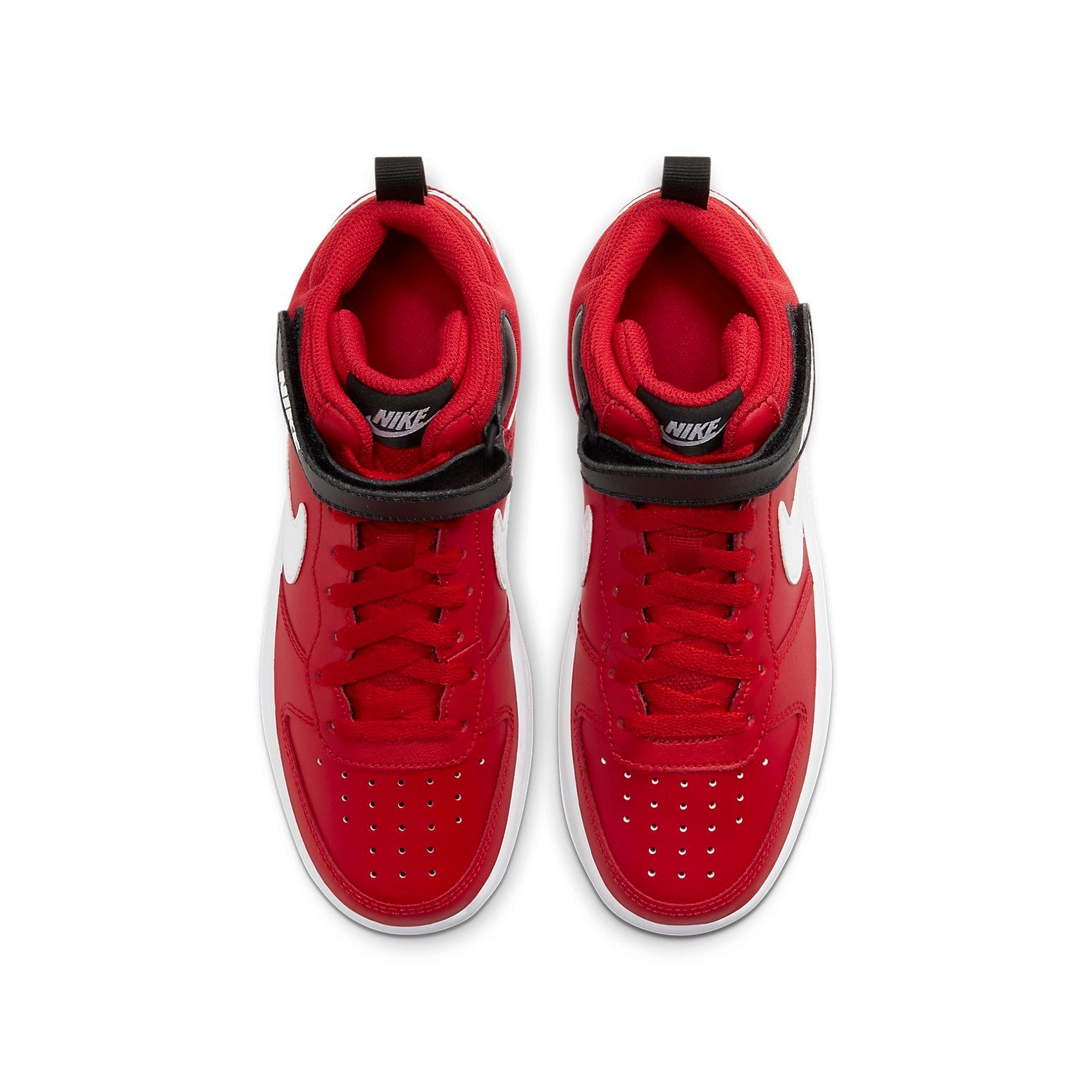 (GS) Nike Court Borough Mid 2 Sneakers Red/White CD7782-600