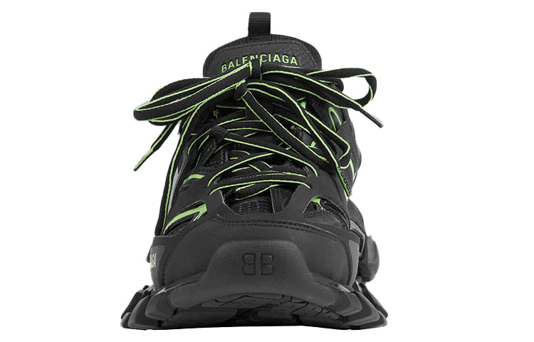 (WMNS) Balenciaga Track Sneakers 'Black Green' 542436W3AC21035