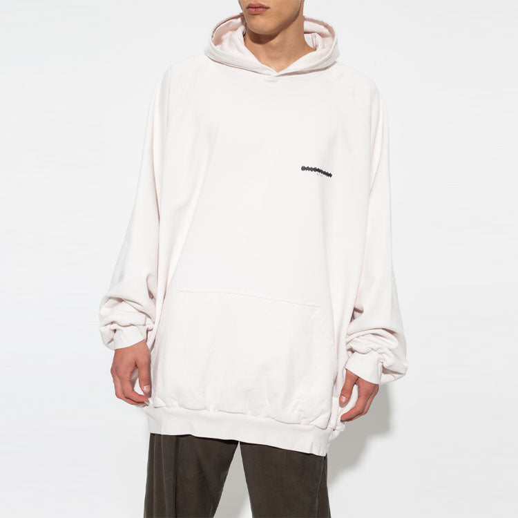Balenciaga Strike 1917 Oversized Hoodie 'White' 697879TMVH29800