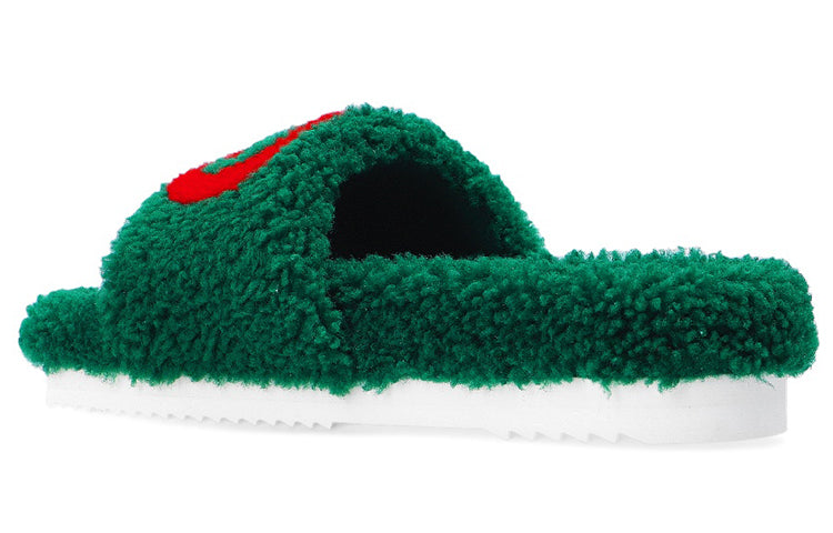 (WMNS) Gucci Merino Wool Slides 'Green' 646225-D0L00-3155