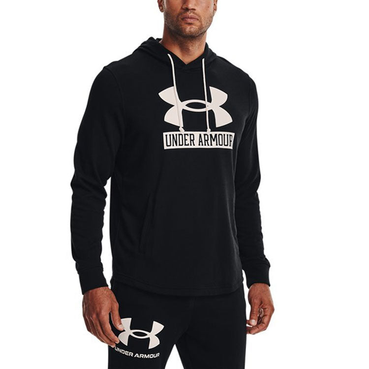 Under Armour Rival Terry Logo Hoodie 'Black' 1370390-001