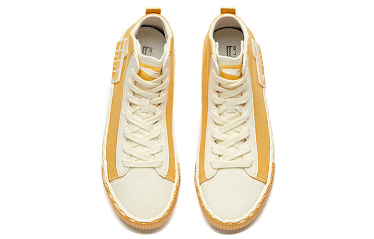 (WMNS) ANTA Don't Care Canvas 'Yellow Beige' 12948650-4