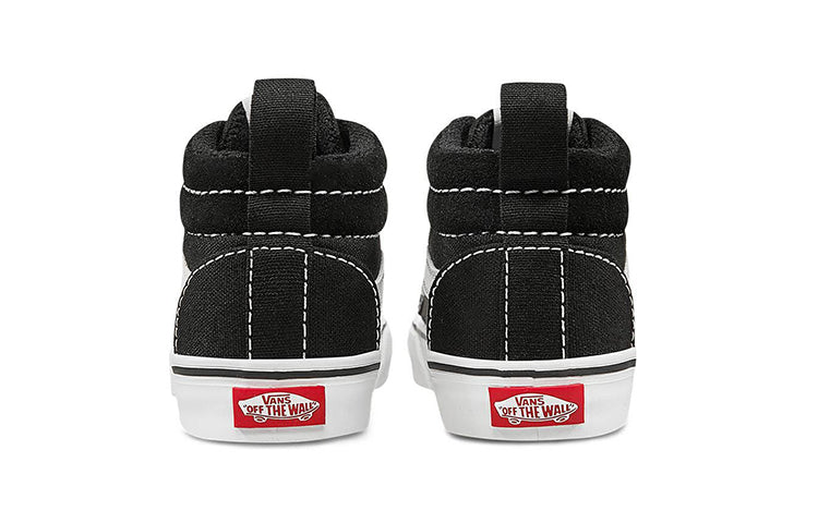 (TD) Vans Racer Mid 'Black White' VN0A38EG1WX