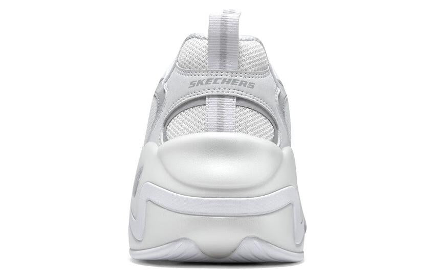 (WMNS) Skechers DLites Hyper Burst Sneaker 'Grey White' 896259-WGY