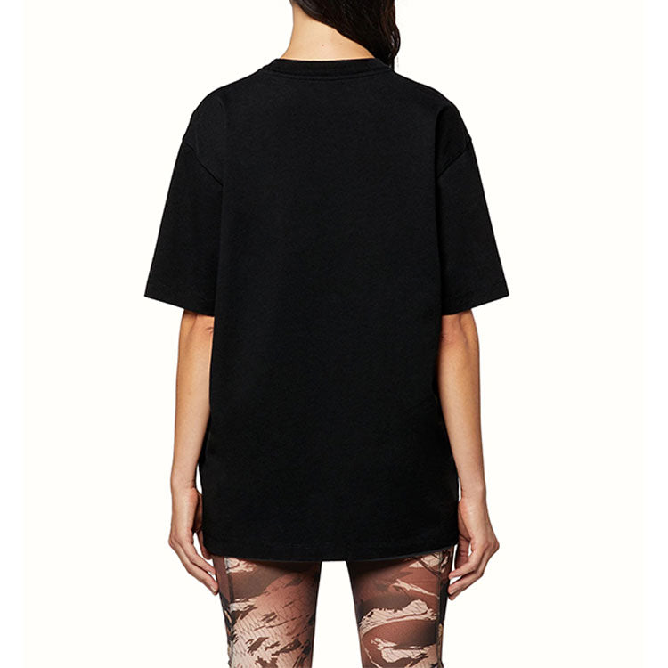(WMNS) HERON PRESTON SS22 Printed Crewneck T-Shirt 'Black' HWAA023S22JER0011018