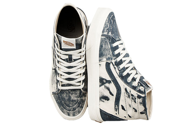 Vans Unisex Eco Theory SK8-HI Tapered High-Top Sneakers Blue/White VN0A4U168CP
