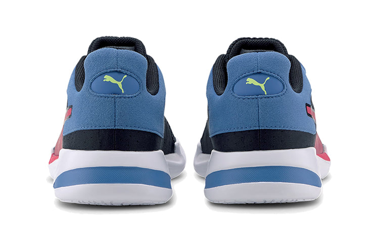 (GS) PUMA Jaro Low Top Running Shoes Blue/Black/White 193418-03