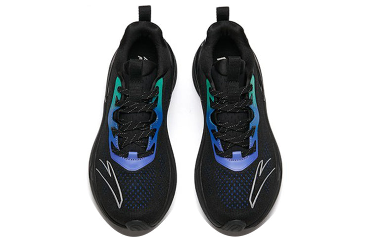 ANTA Running Shoes 'Black Blue Green' 112215561R-4