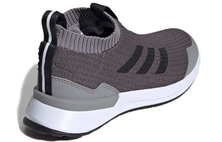 (GS) adidas RapidaRun LL J 'Grey Black' FY2463