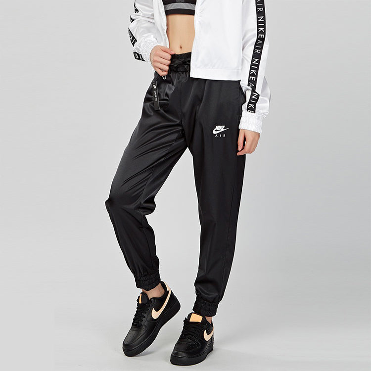 (WMNS) NIKE Air SATIN Track Pants 'Black' BV4782-010