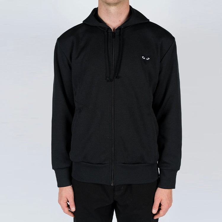 COMME des GARCONS PLAY Zip Up Hoodie 'Black' AZ-T254-051-1