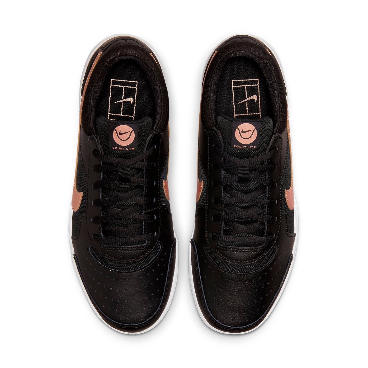 (WMNS) Nike Court Zoom Lite 3 'Black Metallic Red Bronze' DH1042-091