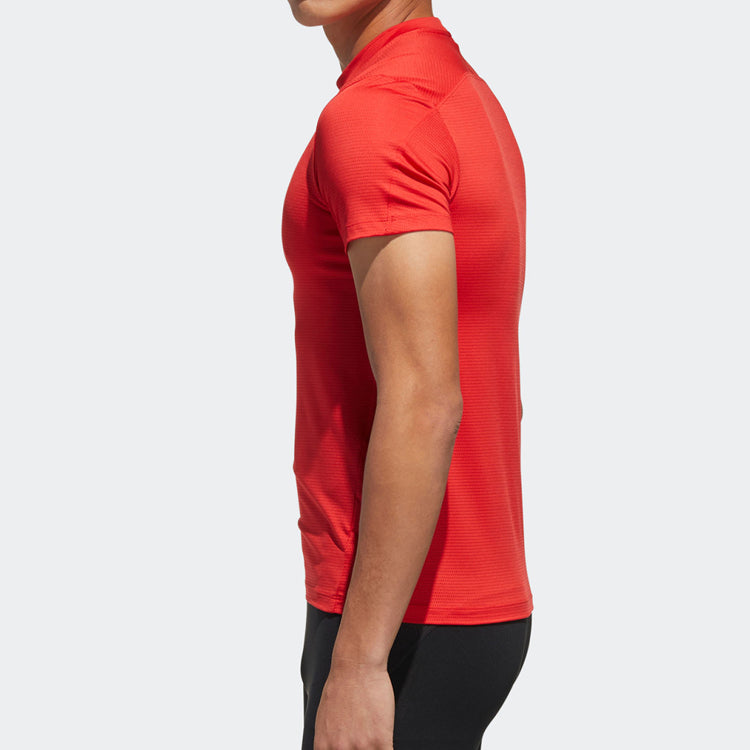 adidas KENTA RISE TEE Training Sports Short Sleeve Red GM5065