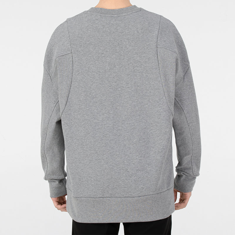 Men's adidas Internal Crew Round Neck Long Sleeves Pullover Gray HB6560