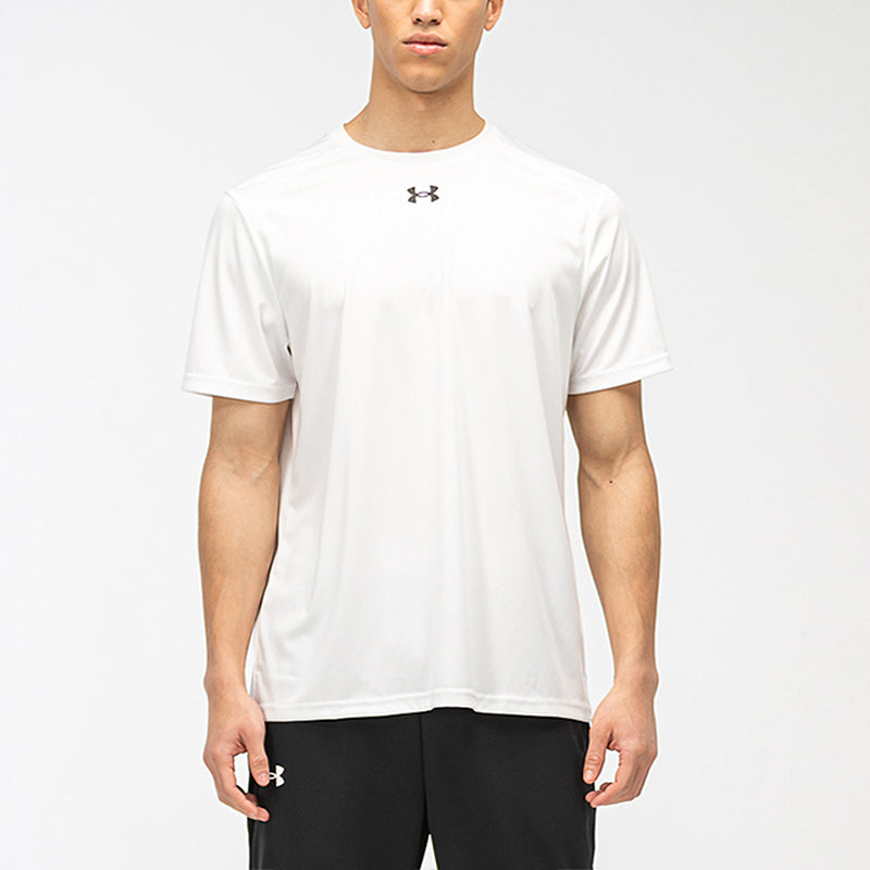 Men's Under Armour Casual Sports Round Neck Training Short Sleeve White 21500513-100