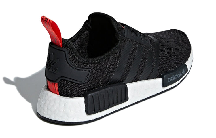 (GS) adidas NMD_R1 J 'Black Scarlet' B42087