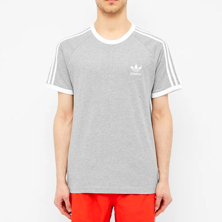 Men's adidas originals Short Sleeve Gray T-Shirt FM3769