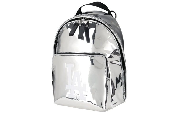 MLB LA Los Angeles Dodgers Shoulders Messenger Bag Silver 32BGP4941-07M