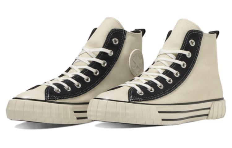 Converse ALL STAR US RIBBED HI Shoes 'Cream White Black' 31310971