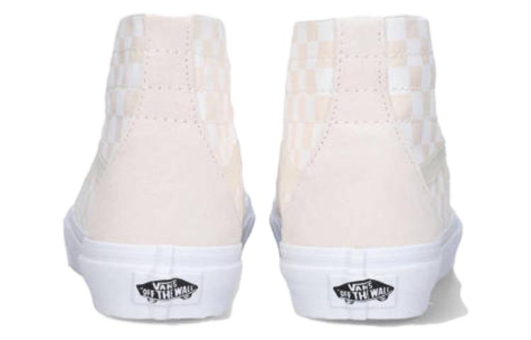 Vans Crystal Sidestripe Sk8-Hi Tapered Shoe 'White Checkerboard' VN0A7Q62C13