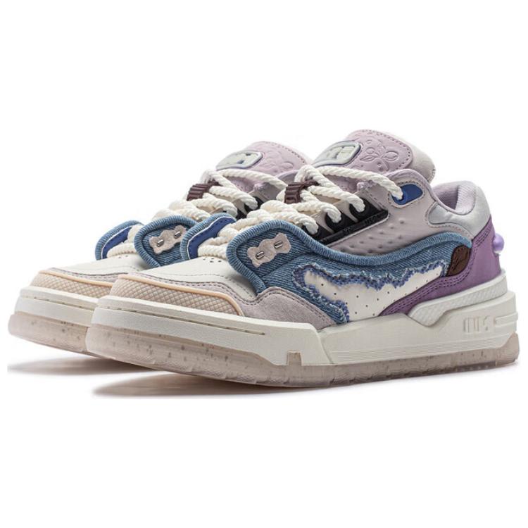 (WMNS) Li-Ning 001 BTC Mega 'White Blue Purple' AGCU004-3
