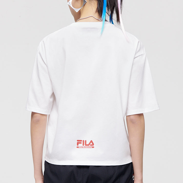 FILA FUSION x White Mountaineering Logo Tee T11W127101A-WT