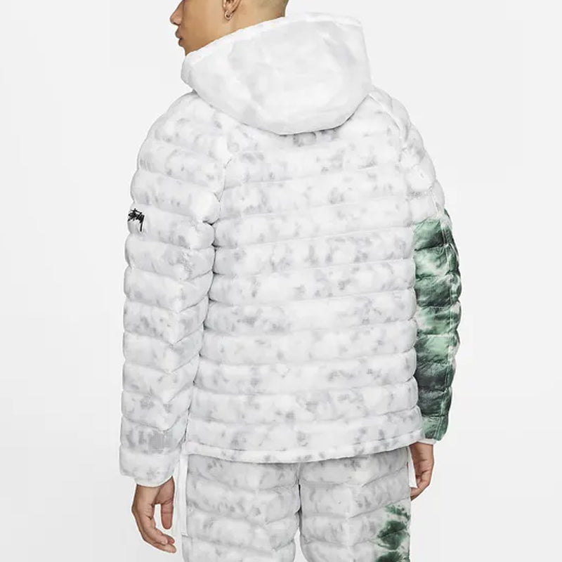Stussy x Nike Insulated Pullover Jacket 'White Gorge Green' DC1084-101