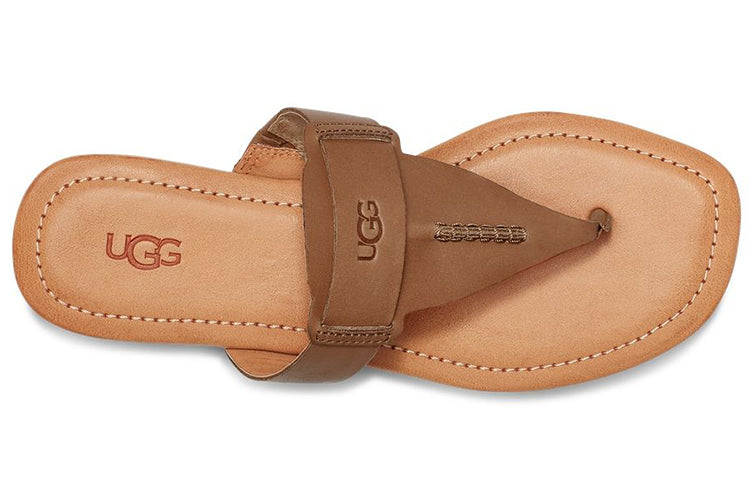 (WMNS) UGG Gaila Brown Slippers 1119756-TLTH