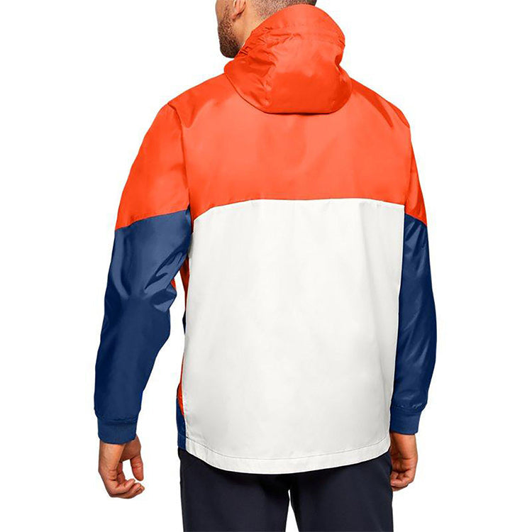 Men's Under Armour Legacy Training Protection Colorblock Jacket Orange 1345405-112