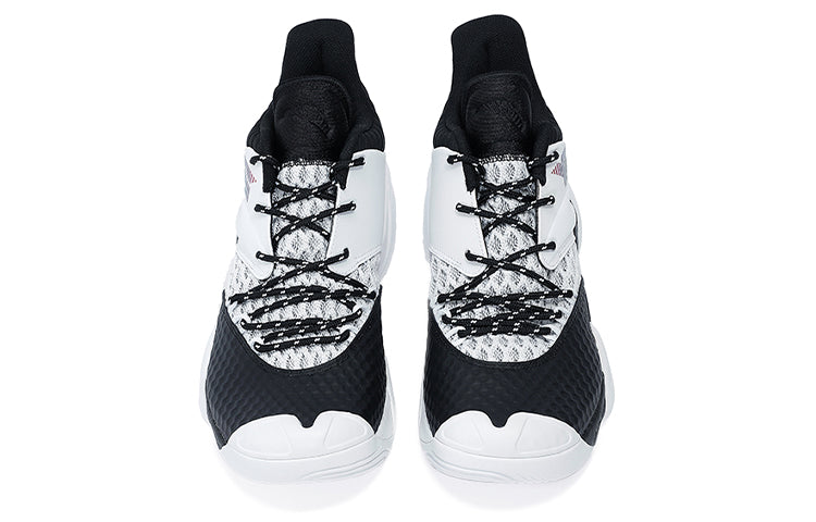 ANTA Basketball Series Sneakers Mid 'Black White Grey' 112131616S-1