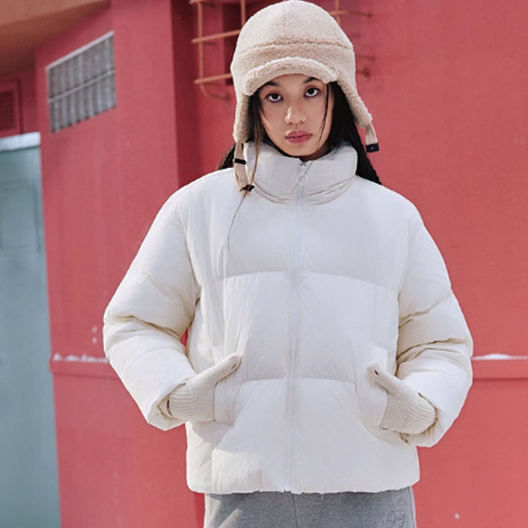 (WMNS) Skechers Lifestyle Series Short Down Jacket 'White' L423W095-0074