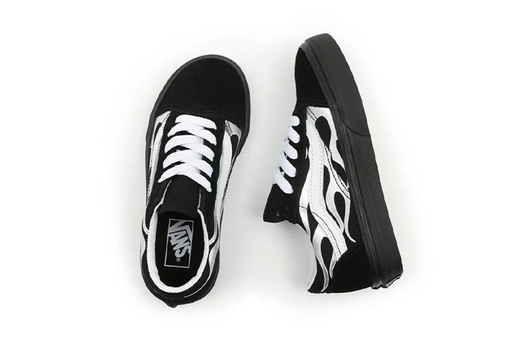 (PS) Vans Metallic Flame Old Skool Shoes 'Black White' VN0A4VJC7US