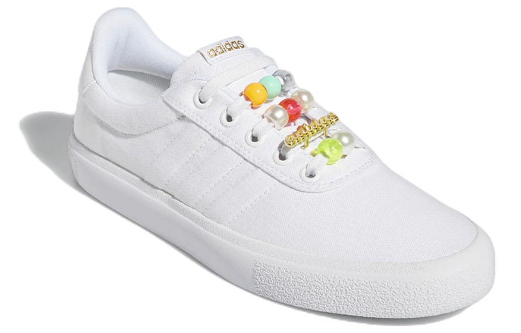 (WMNS) adidas neo Vulc Raid3r x FARM Rio 'White Gold Metallic' GY9190