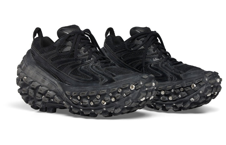 Balenciaga Bouncer Defender Screw Sneakers 'Worn Out Black' 685613W2RAD1081