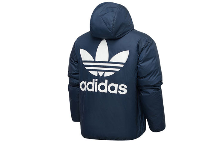 adidas originals Windproof Stay Warm Sports Down Jacket Navy Blue GE1299