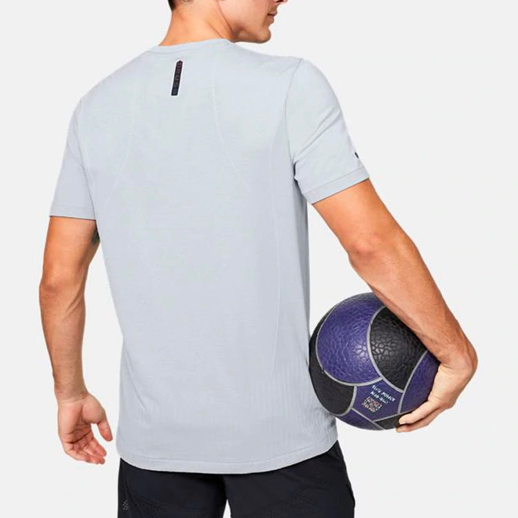 Under Armour RUSH Seamless Fitted T-shirt 'Grey' 1351448-014