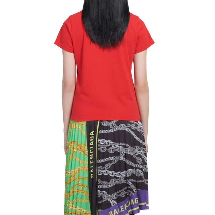 Balenciaga BB Version Short Sleeve Red 578133TEV486400