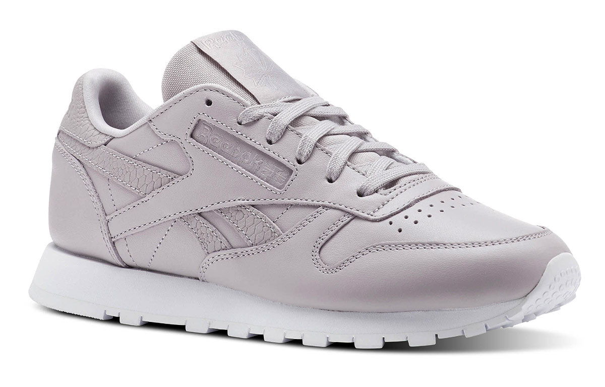 (WMNS) Reebok Classic Leather PS Pastel Running Shoes Purple CM9159