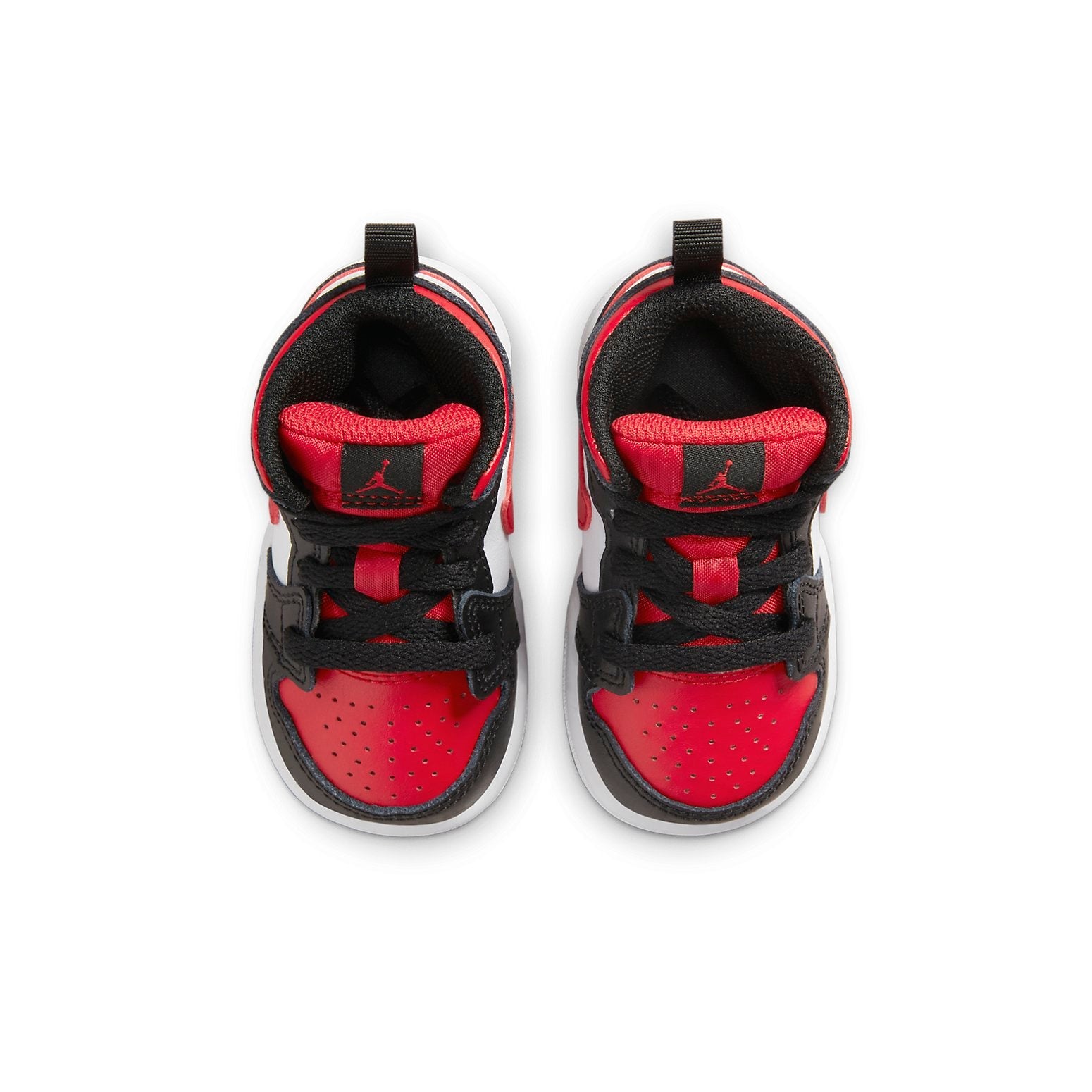 (TD) Air Jordan 1 Mid 'Black Fire Red' 640735-079
