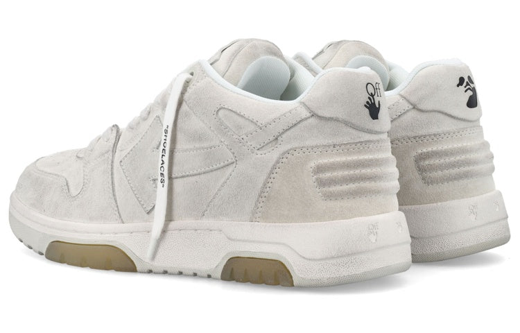 Off-White Out Of Office Vintage Leather 'Grey White' OMIA189F22LEA0120101