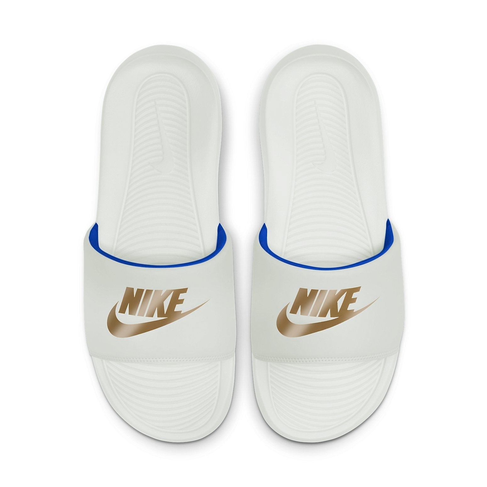 Nike Victori One Slide 'Summit White Metallic Gold' CN9675-105