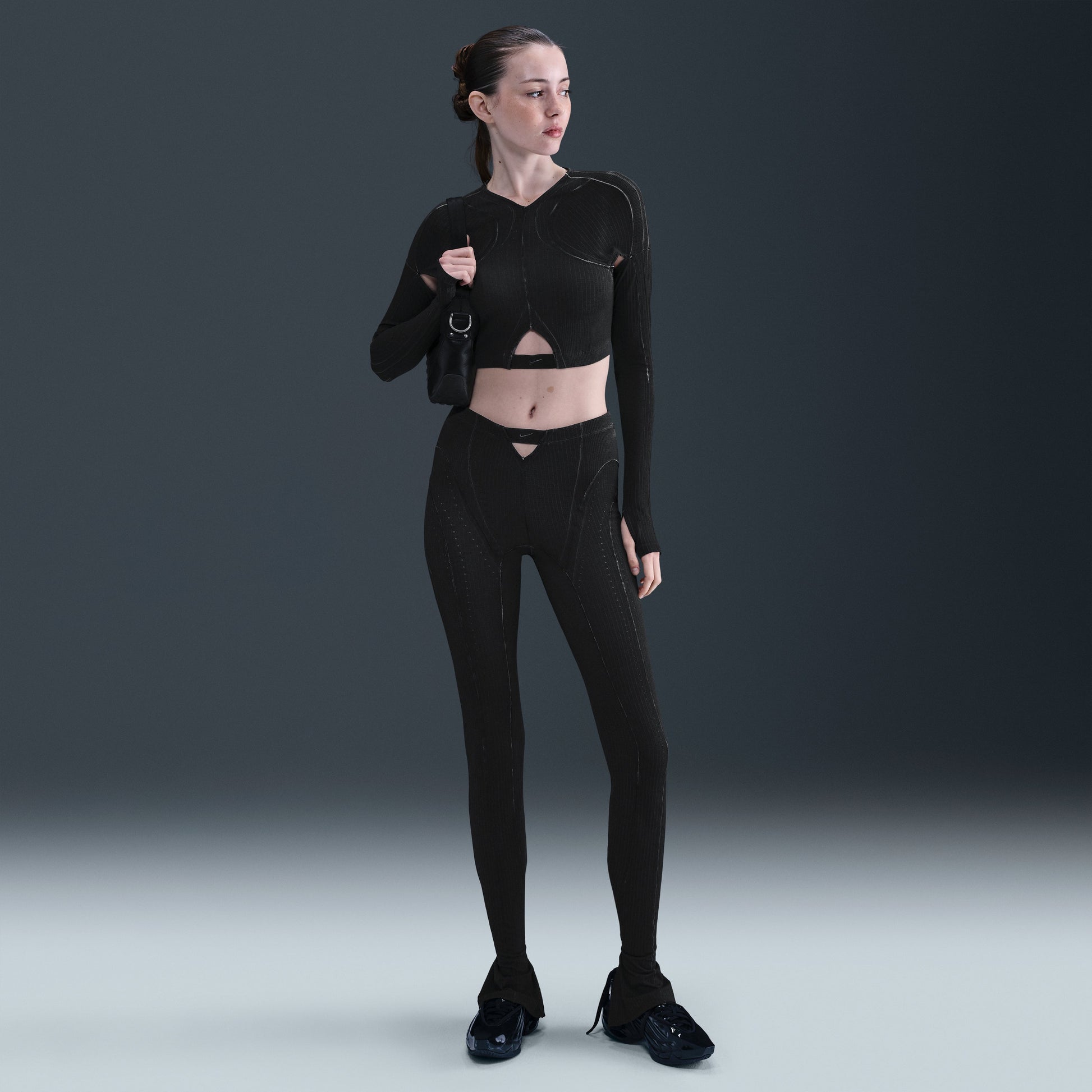 (WMNS) Nike x KNWLS Ghost Top 'Black' IB0265-010