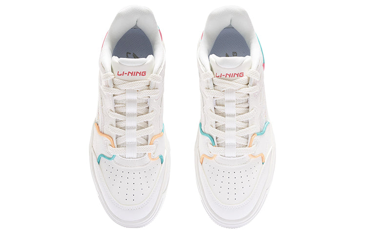 (WMNS) Li-Ning Floating 'White Multi' AGCS078-3