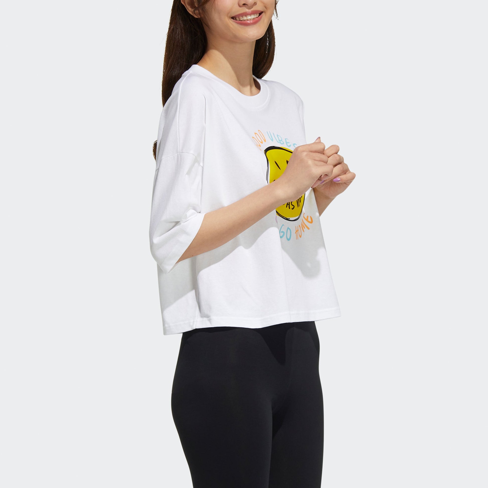 (WMNS) adidas neo Csmy Tee1 Sports Short Sleeve White H61980